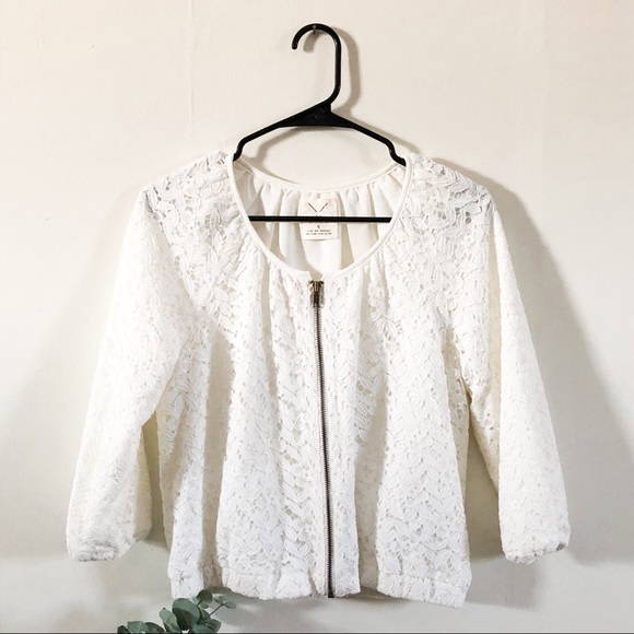 Anthropologie Jackets & Blazers - Anthropologie floral zip up jacket